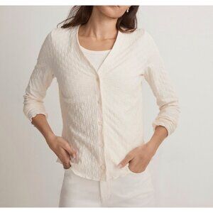 Madewell V-Neck Cardigan in Checkerboard Jacquard XS‎